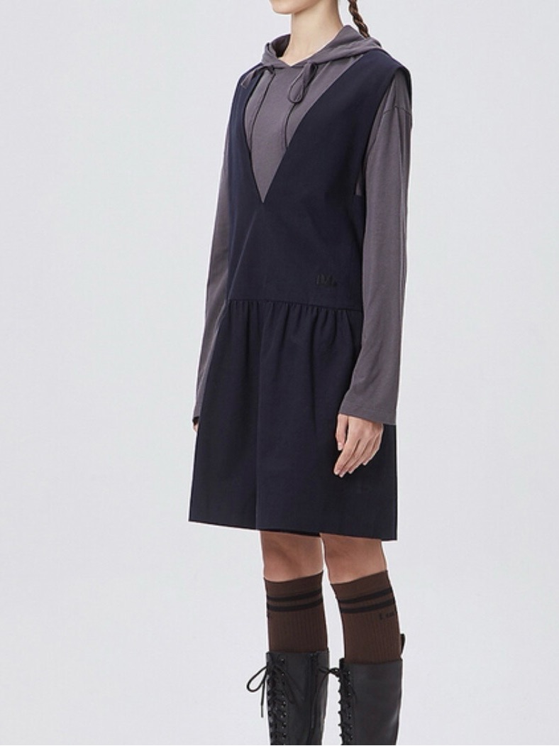 Lucky Marche Loose Fit V-Neck Overalls